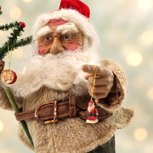 Artisan folk art santa - folk,