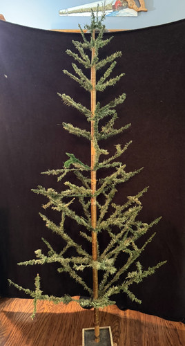 Antique feather tree stand - feather, w/stand