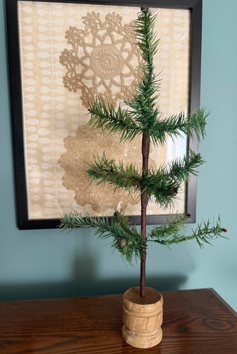 Antique german feather tree - german,