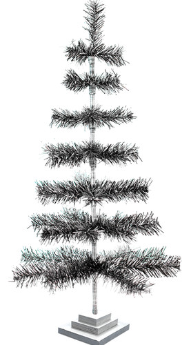 Black silver christmas - 36'',