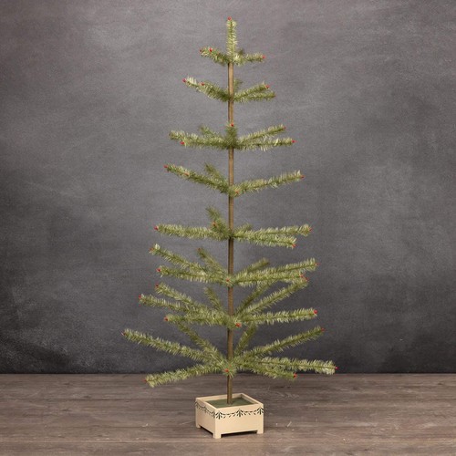 Green feather tree with - feather,