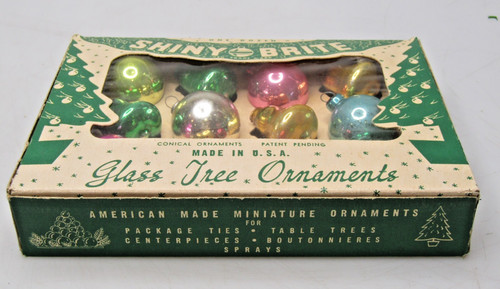 Lot vtg glass feather tree - glass,