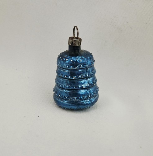 Vintage glass bumpy blue - vintage,
